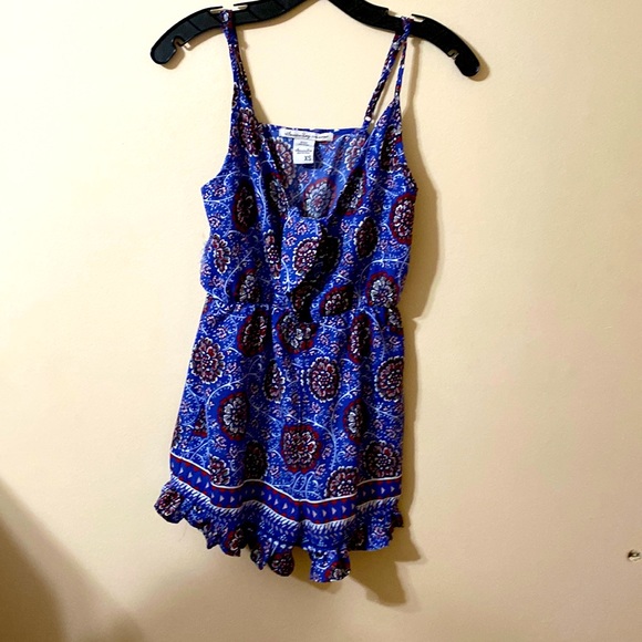 American Rag Pants - American rag romper with spaghetti stripes women size Xs 🔥🔥💯summer essential.